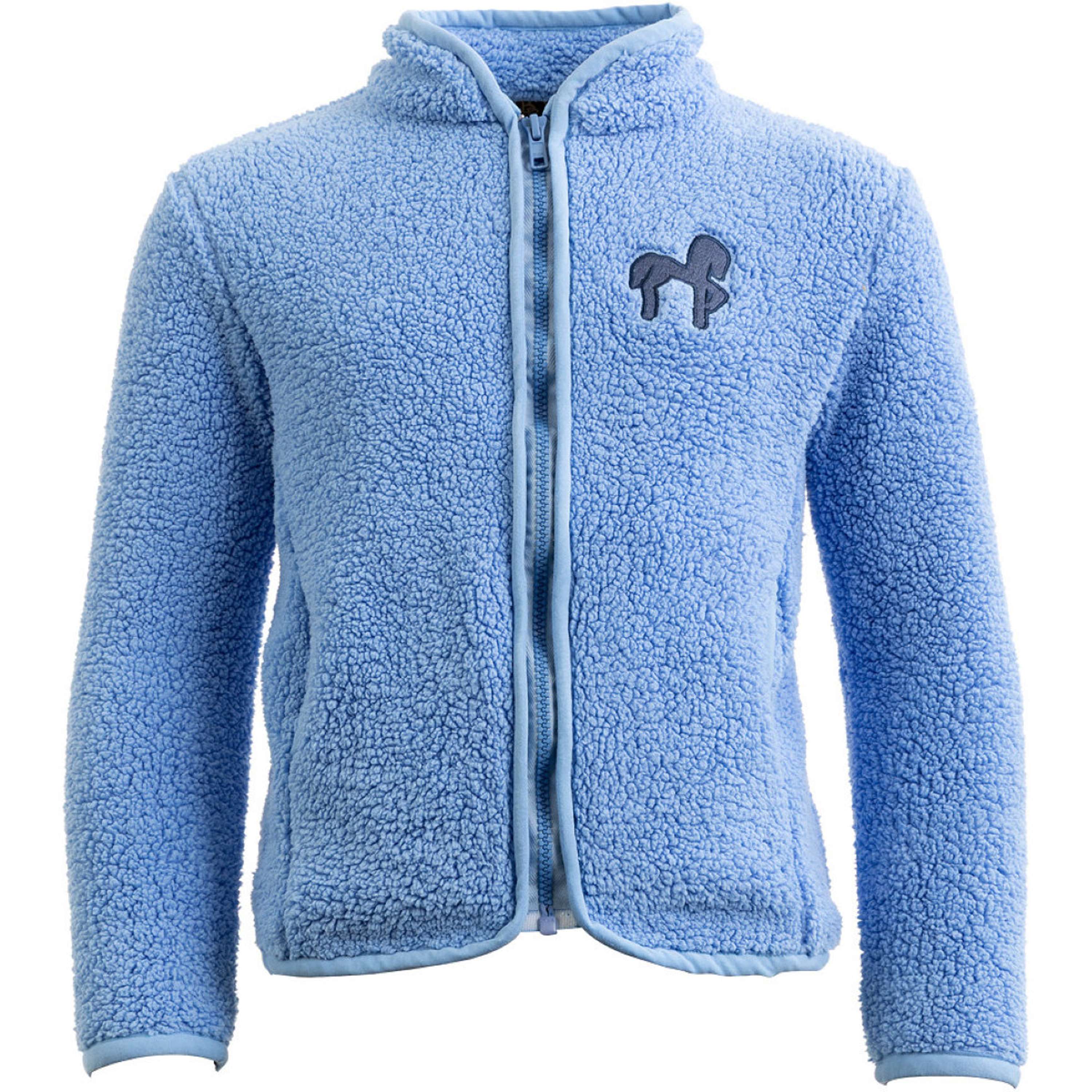 BR Sudadera con capucha y cremallera Mini Horse Little Blue