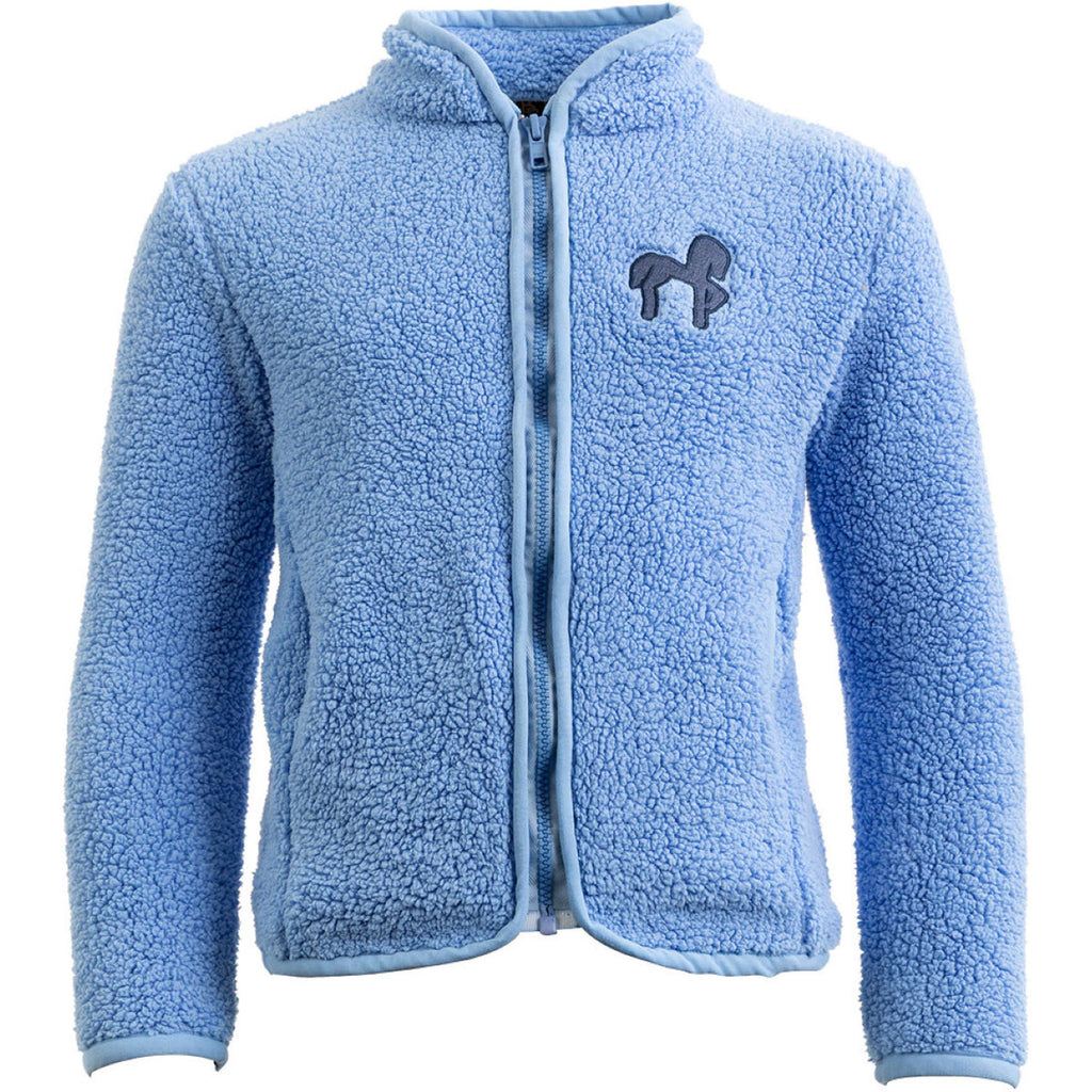 BR Sudadera con capucha y cremallera Mini Horse Little Blue