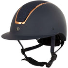 BR Casco de Equitación Omega Painted Glitter Navy/Rose