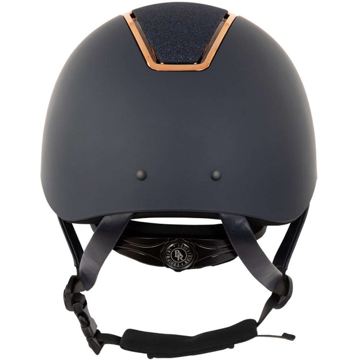 BR Casco de Equitación Omega Painted Glitter Navy/Rose