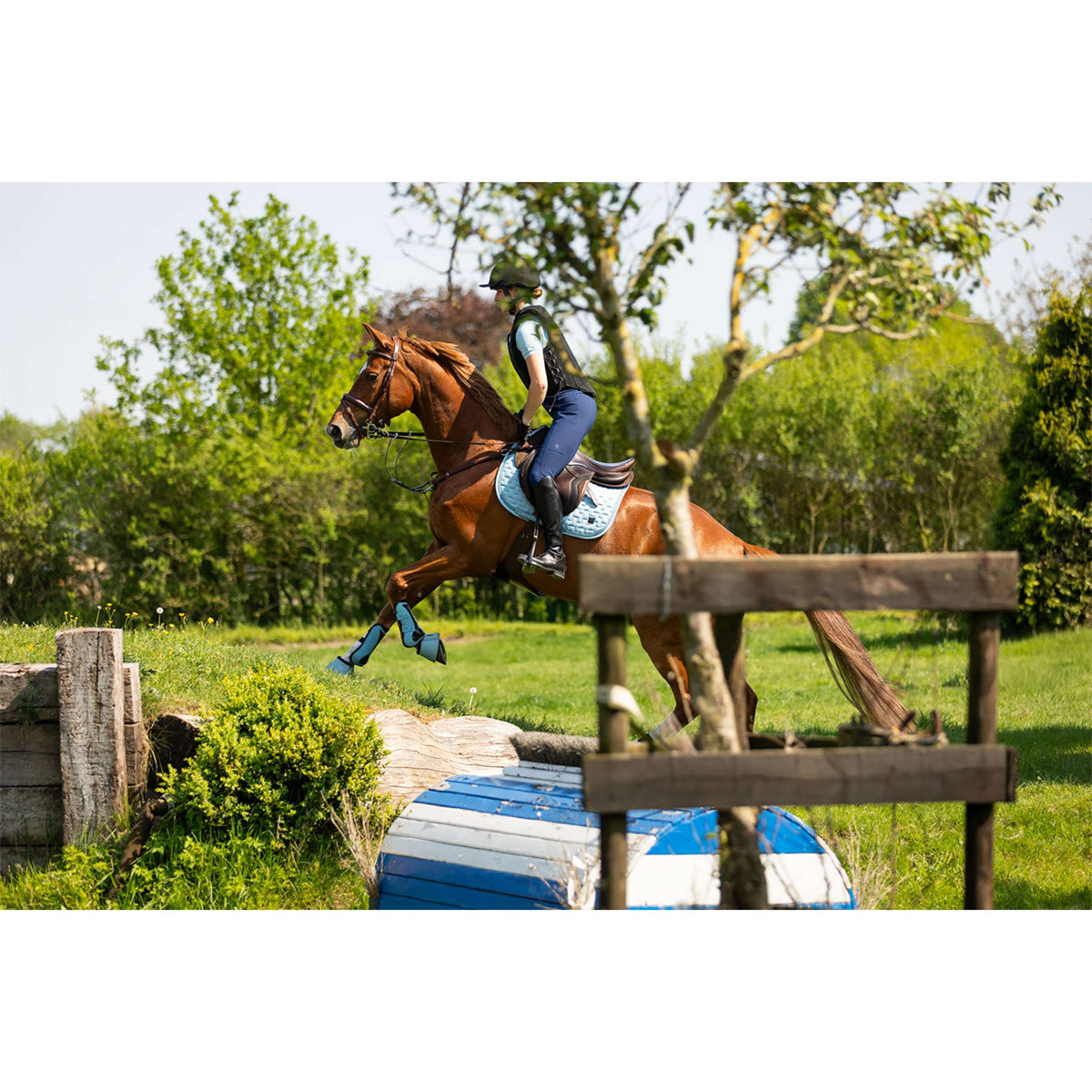 BR Pantalón de Equitación Kelsey Full Grip Pageant Blue
