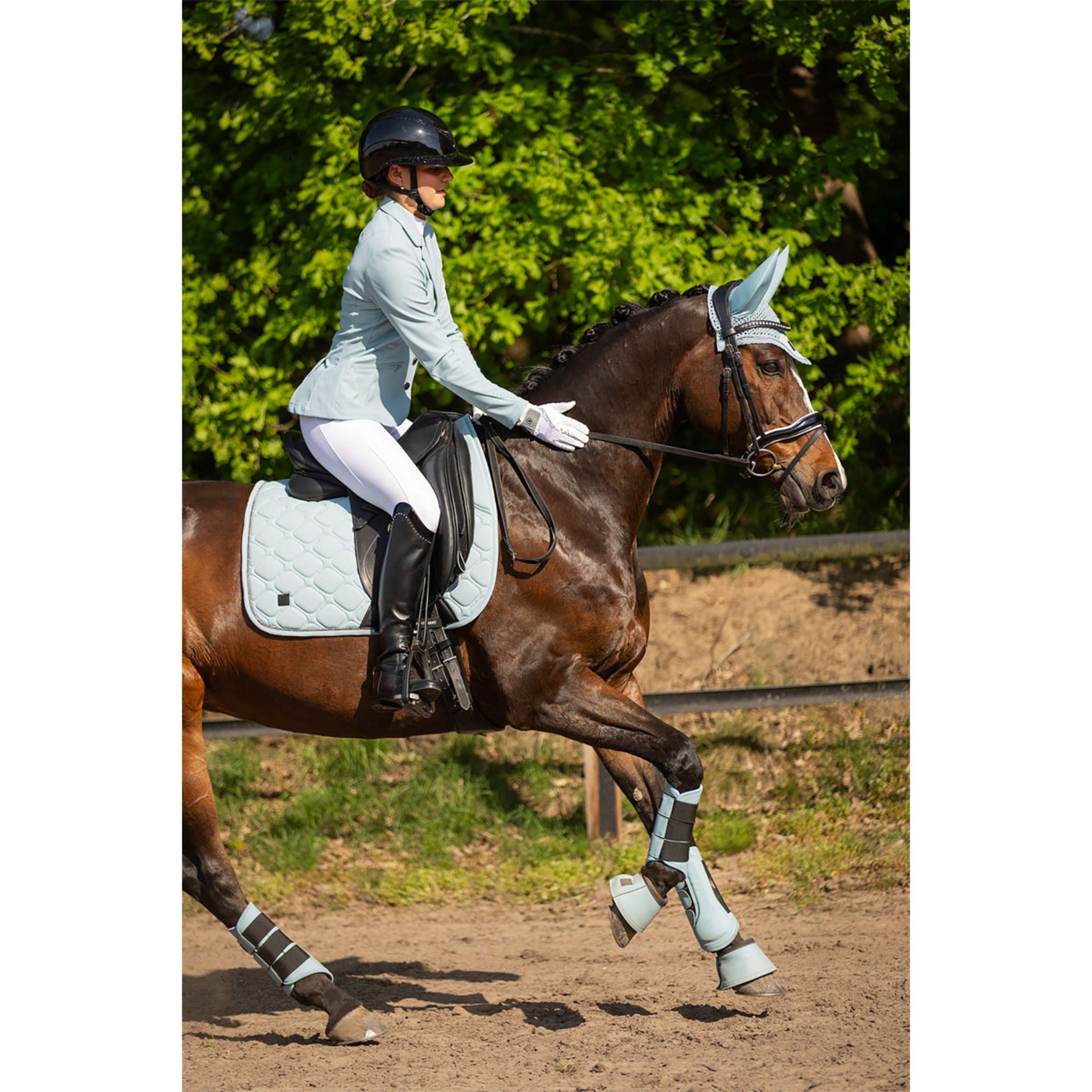 BR Legging de Equitación Kelly Full Grip Lucent White