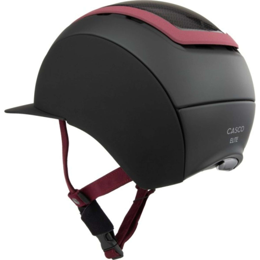 Casco Casco Equitación Elite Carbon Burgundy