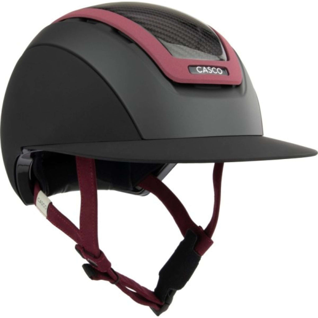 Casco Casco Equitación Elite Carbon Burgundy