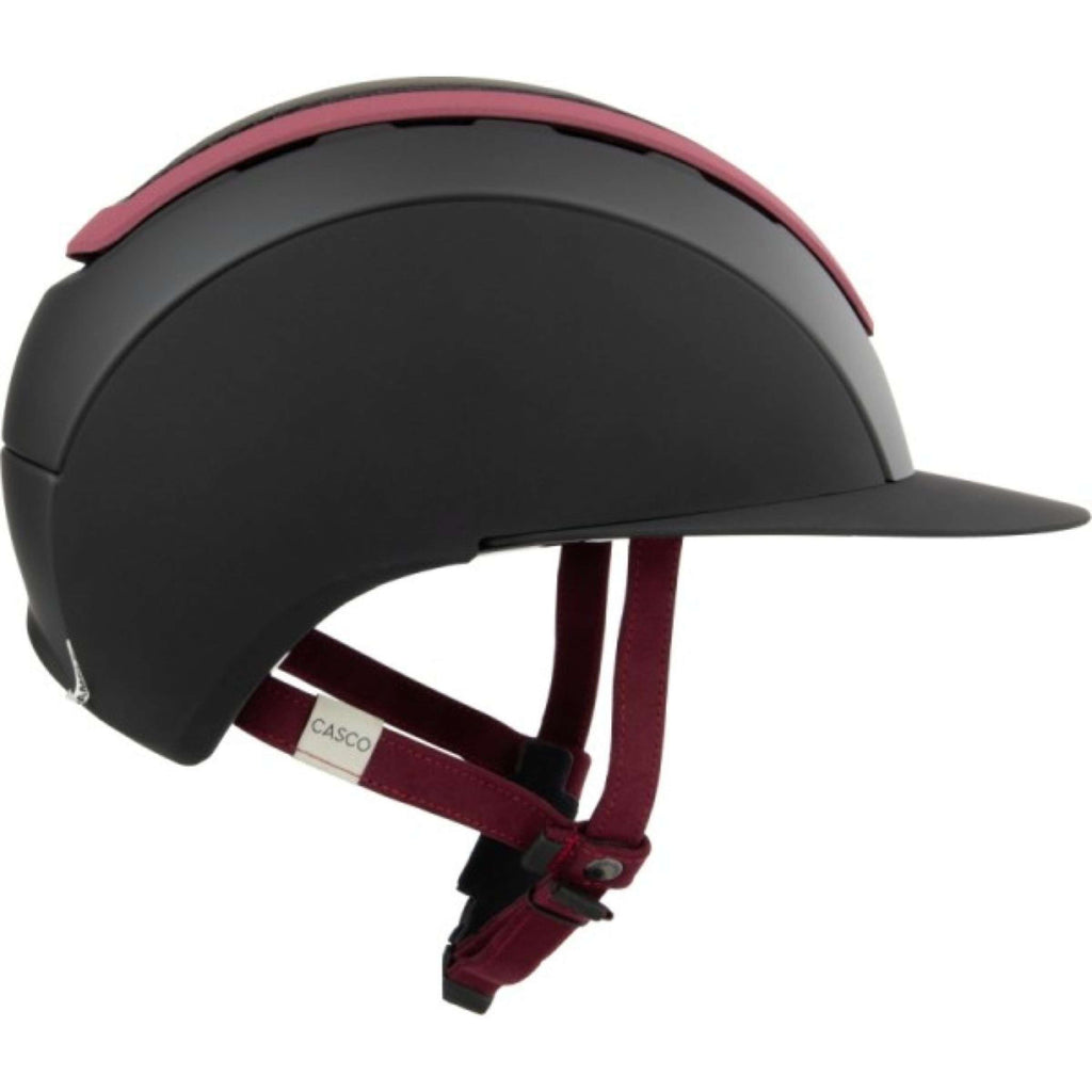 Casco Casco Equitación Elite Carbon Burgundy