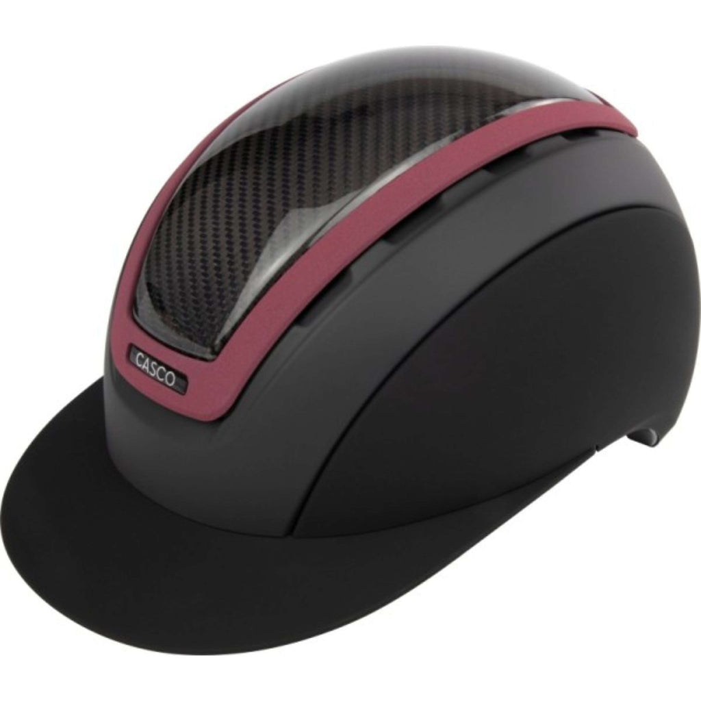 Casco Casco Equitación Elite Carbon Burgundy