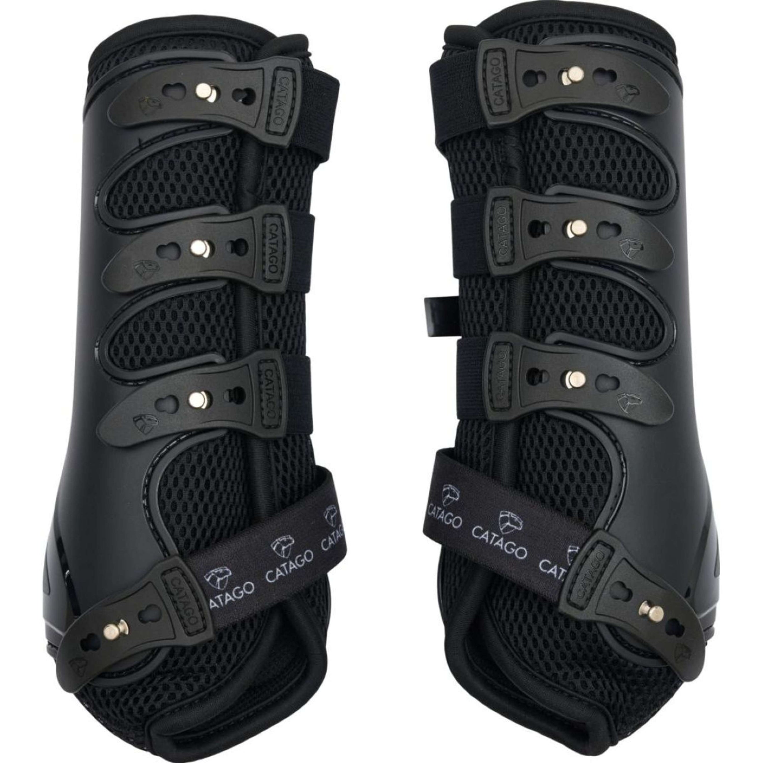 Catago Protectores de piernas FIR-Tech Negro