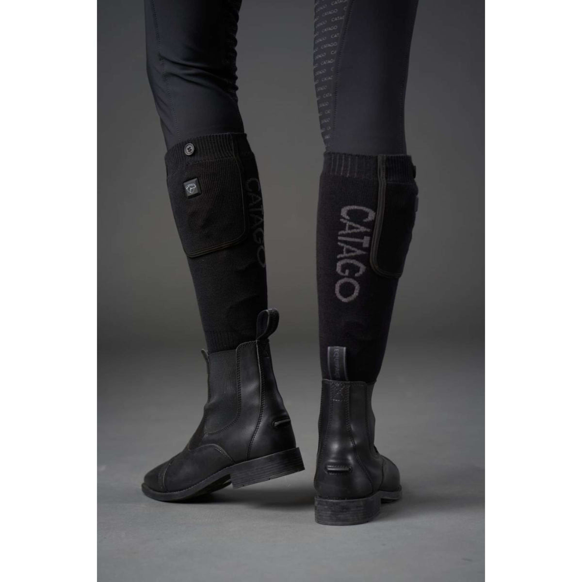 Catago Calcetines Calentados Heated Negro