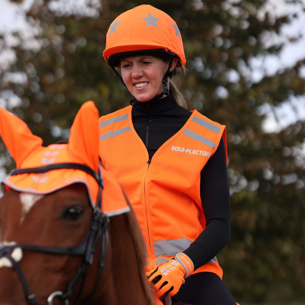 Equi-Flector by Shires Chaleco de Seguridad Kids Naranja