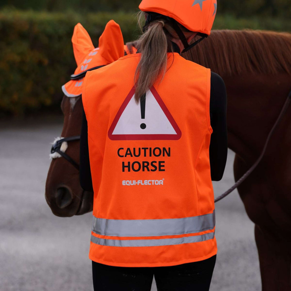 Equi-Flector by Shires Chaleco de Seguridad Kids Naranja