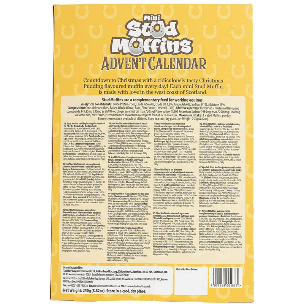 Stud Muffins Calendario de Adviento Golosinas para Caballos