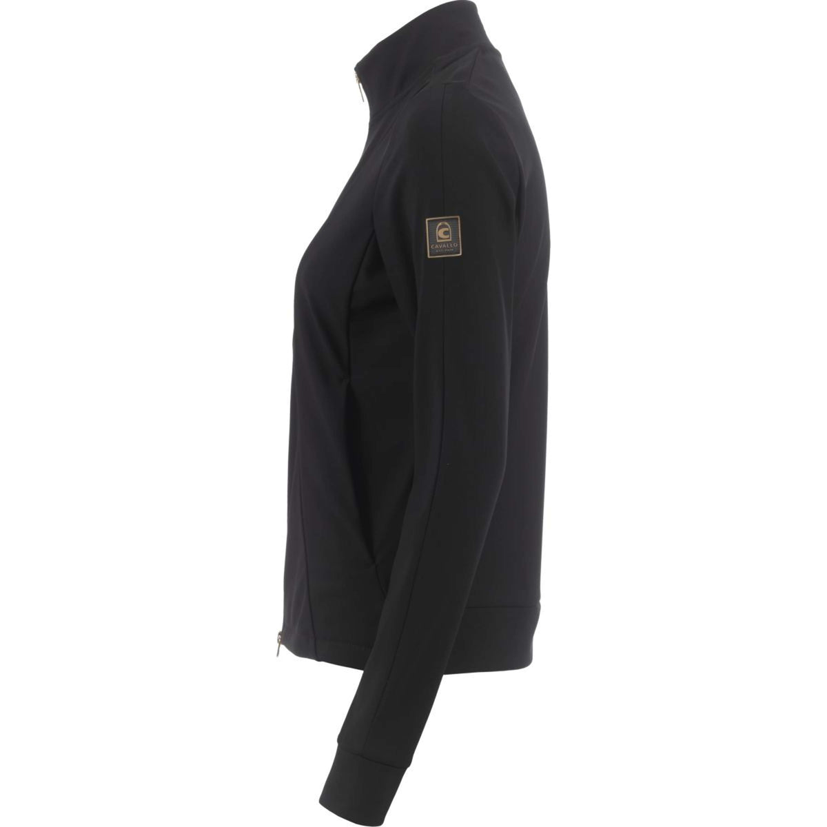 Cavallo Sudadera con capucha y cremallera CavaLona Negro