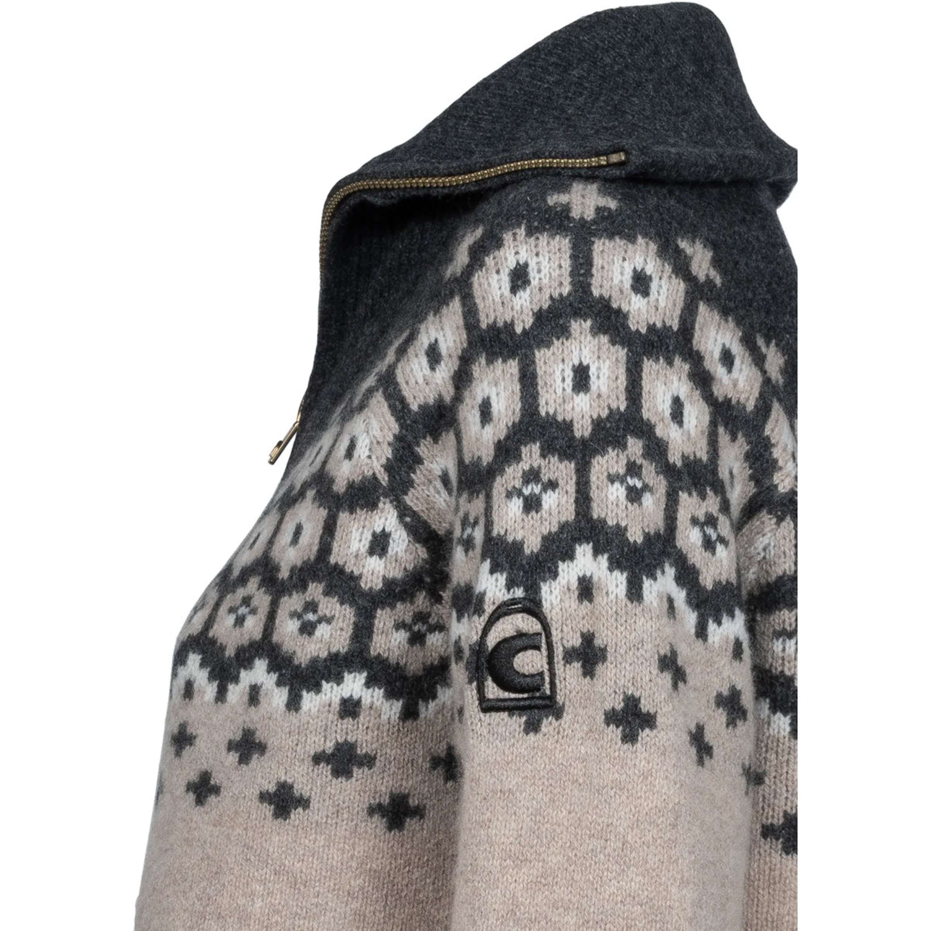 Cavallo Pullover Cavalleara con Cremallera Peanut