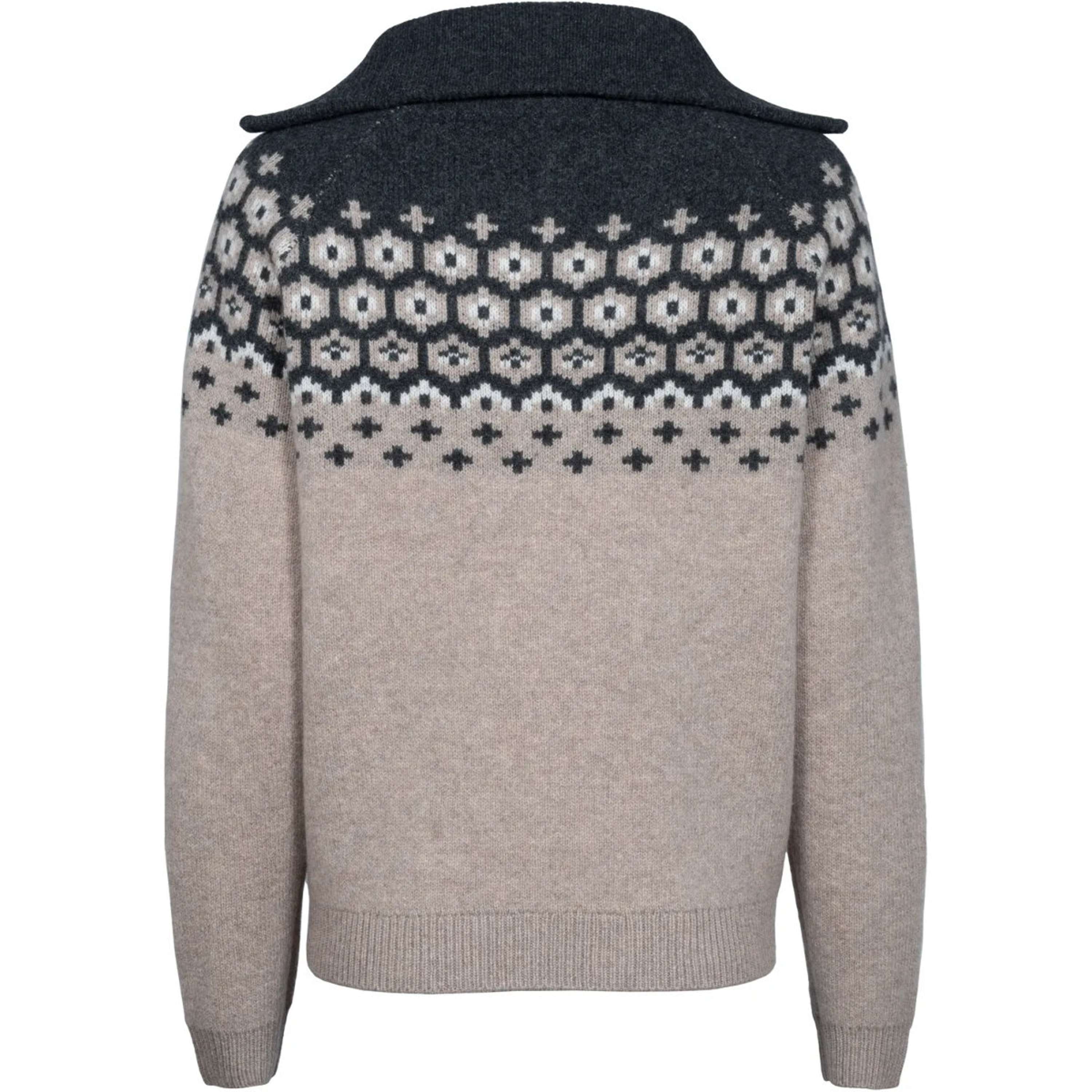 Cavallo Pullover Cavalleara con Cremallera Peanut