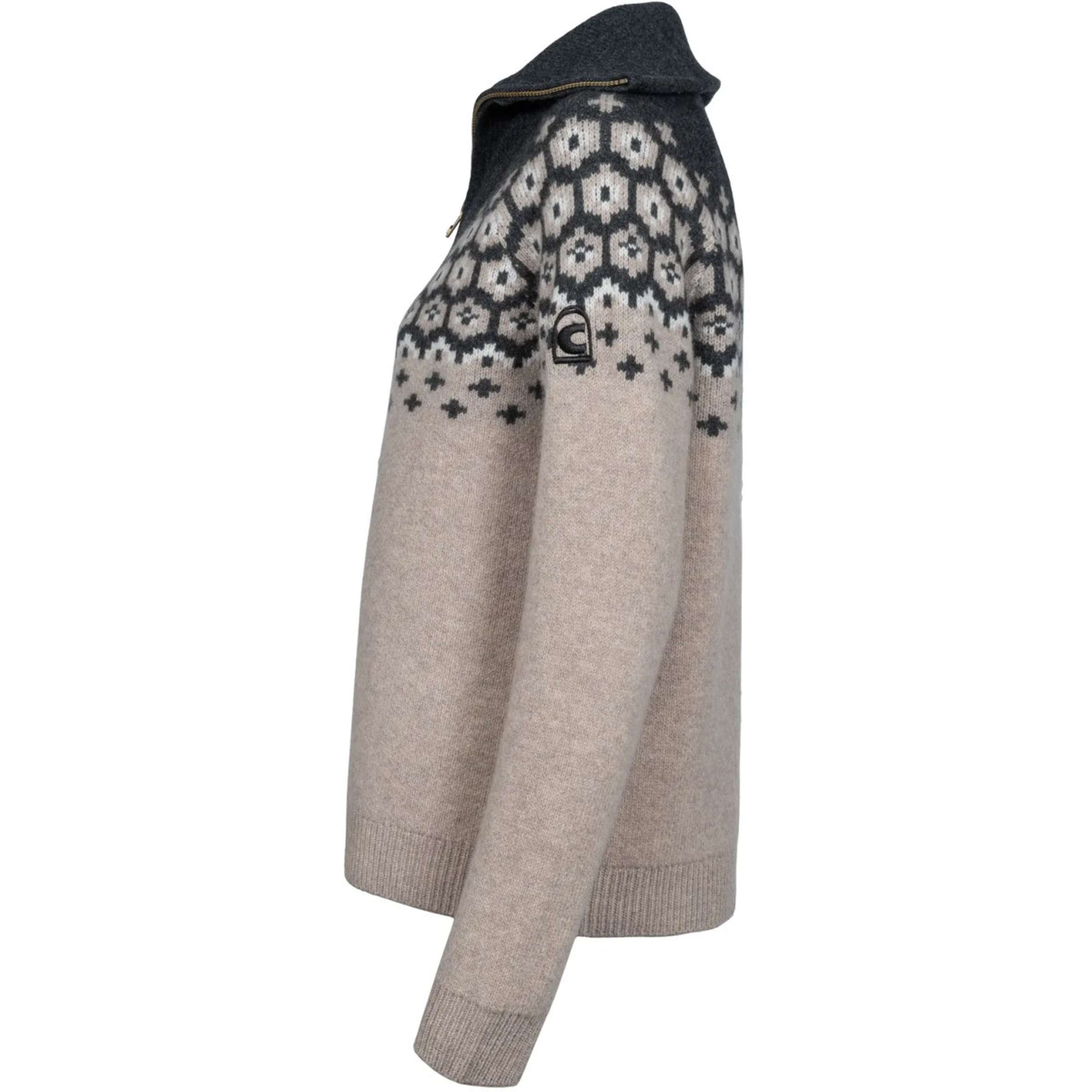 Cavallo Pullover Cavalleara con Cremallera Peanut