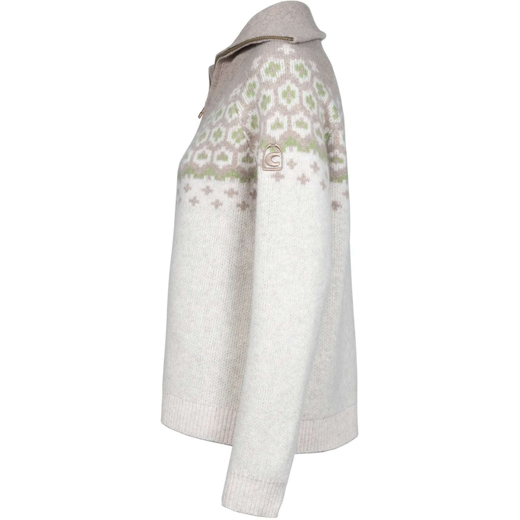 Cavallo Pullover Cavalleara con Cremallera Vainilla