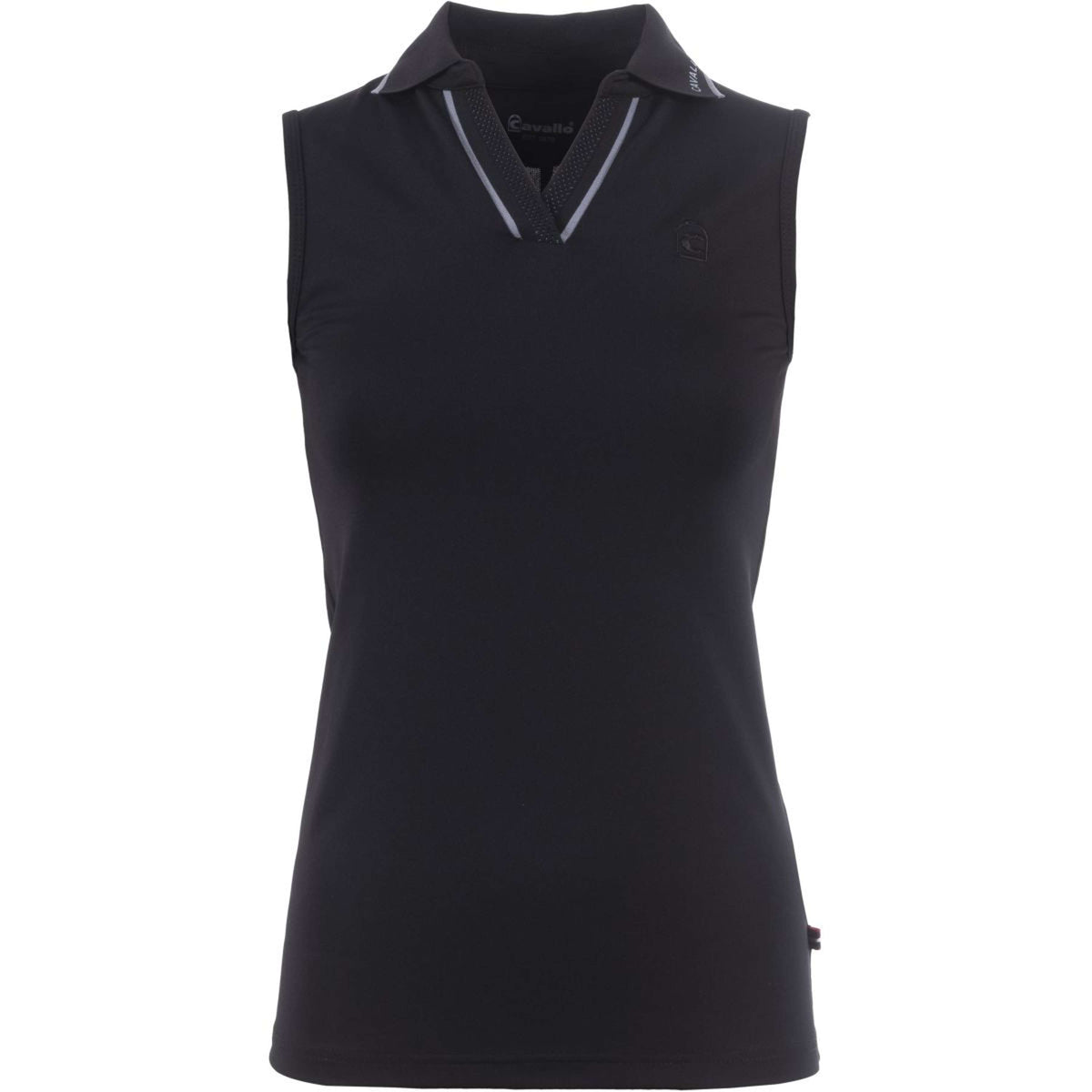 Cavallo Poloshirt Caval Sin Mangas Negro