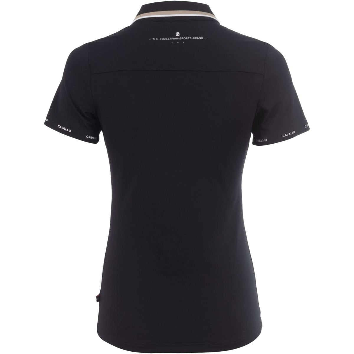 Cavallo Poloshirt CavalPique V-Neck Negro