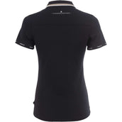 Cavallo Poloshirt CavalPique V-Neck Negro