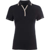 Cavallo Poloshirt CavalPique V-Neck Negro