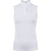 Cavallo Camiseta de Competición CavalHalfzip Sin mangas Blanco