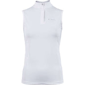 Cavallo Camiseta de Competición CavalHalfzip Sin mangas Blanco