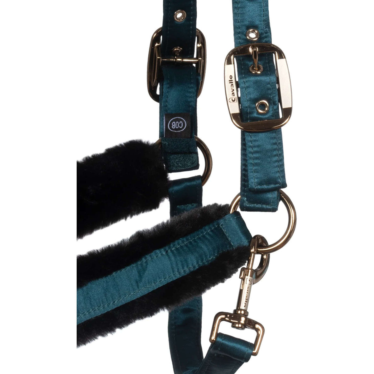 Cavallo Cabestro CavalJero con Piel Dark Peacock