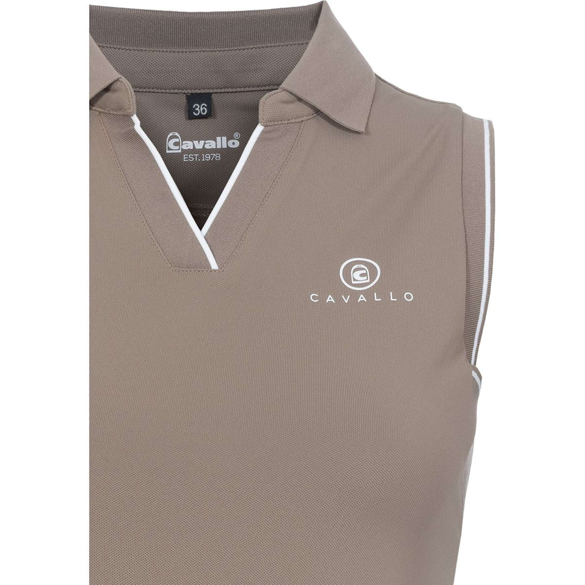 Cavallo Top CavalBua Sin Mangas Mocha Latte