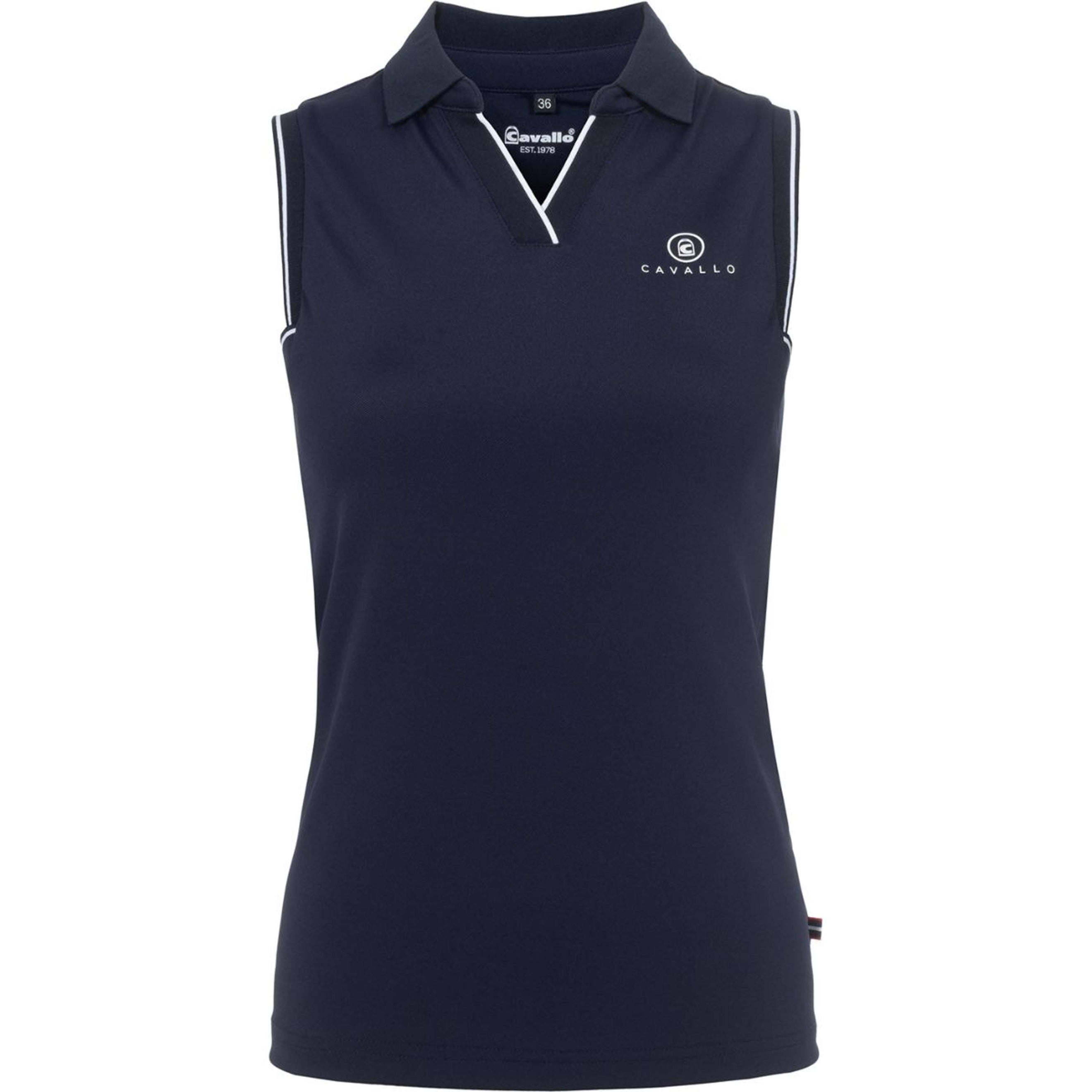 Cavallo Top CavalBua Sin Mangas Azul oscuro