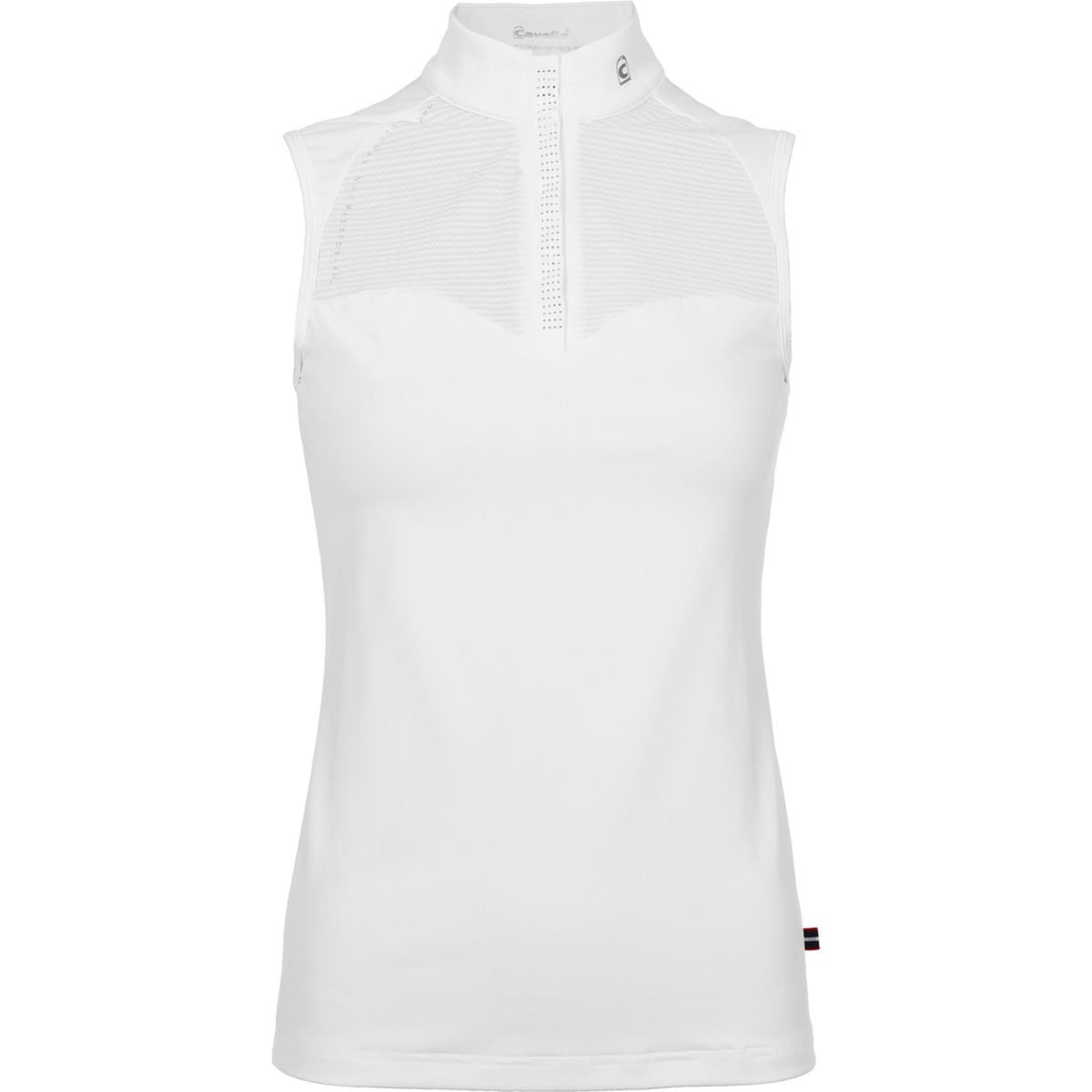 Cavallo Camiseta de Competición CavalBaila Sin Mangas Blanco