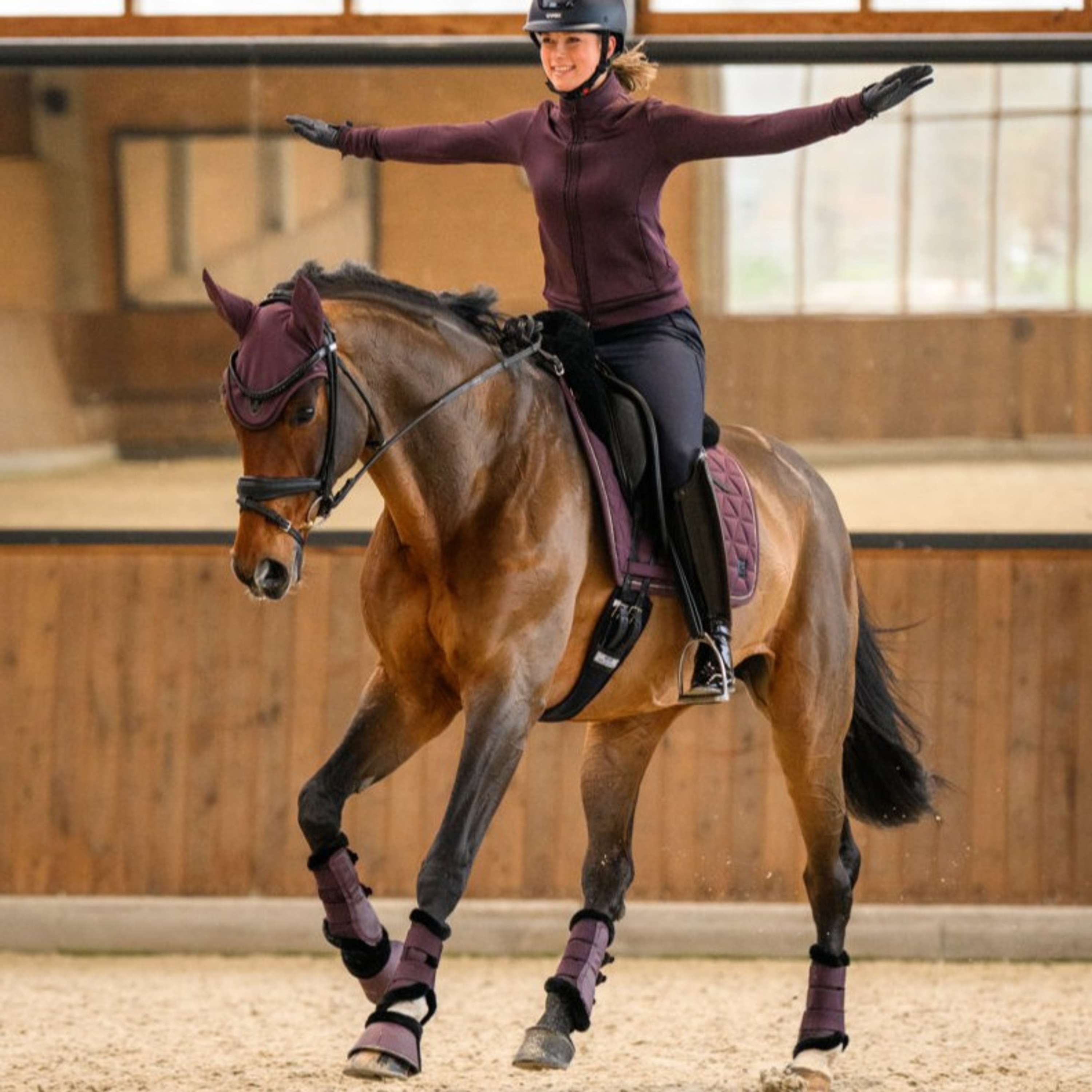 Cavallo Botas para Caballos CavalJodi Dusty Plum