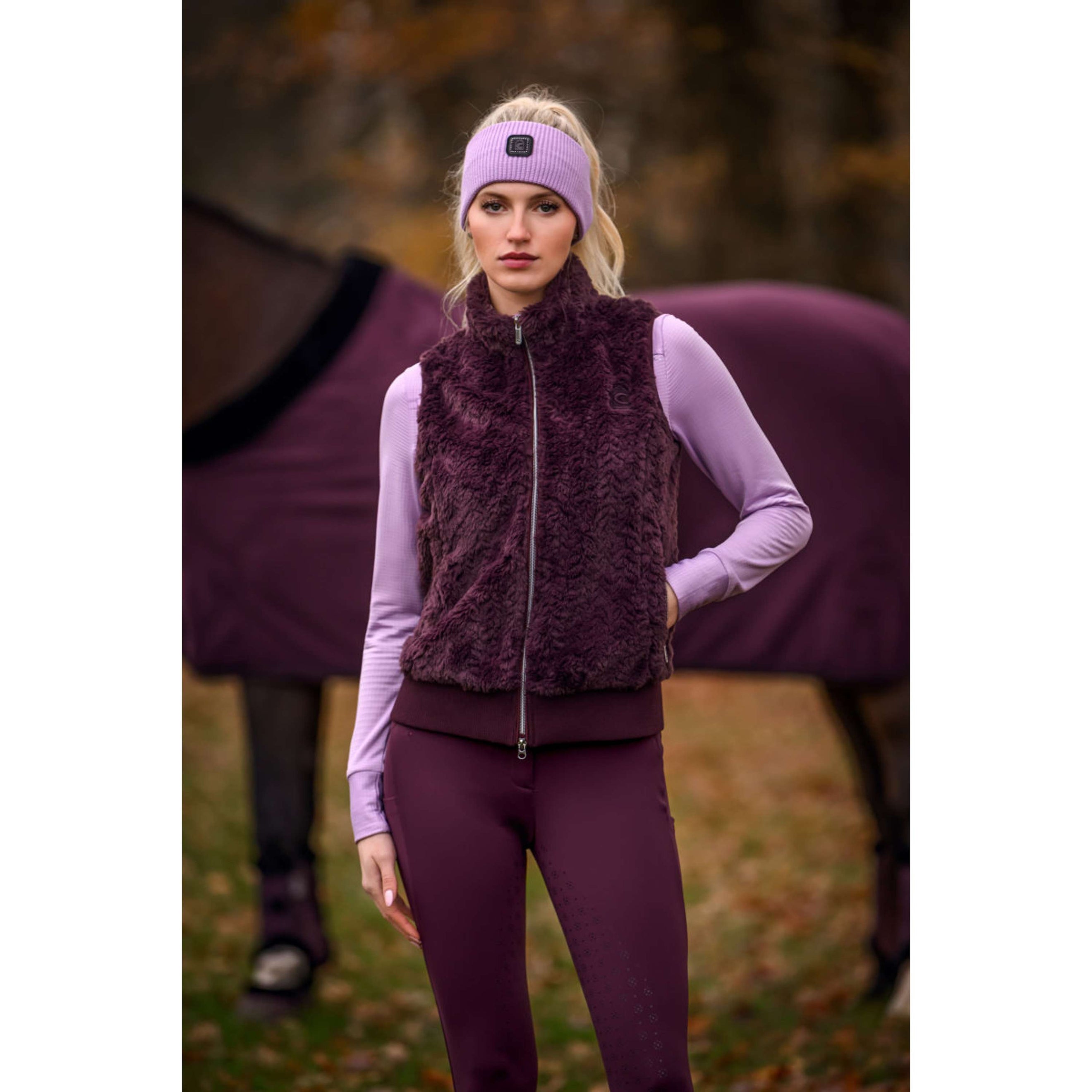 Cavallo Cinta para la cabeza CavalDusty Iced Lilac