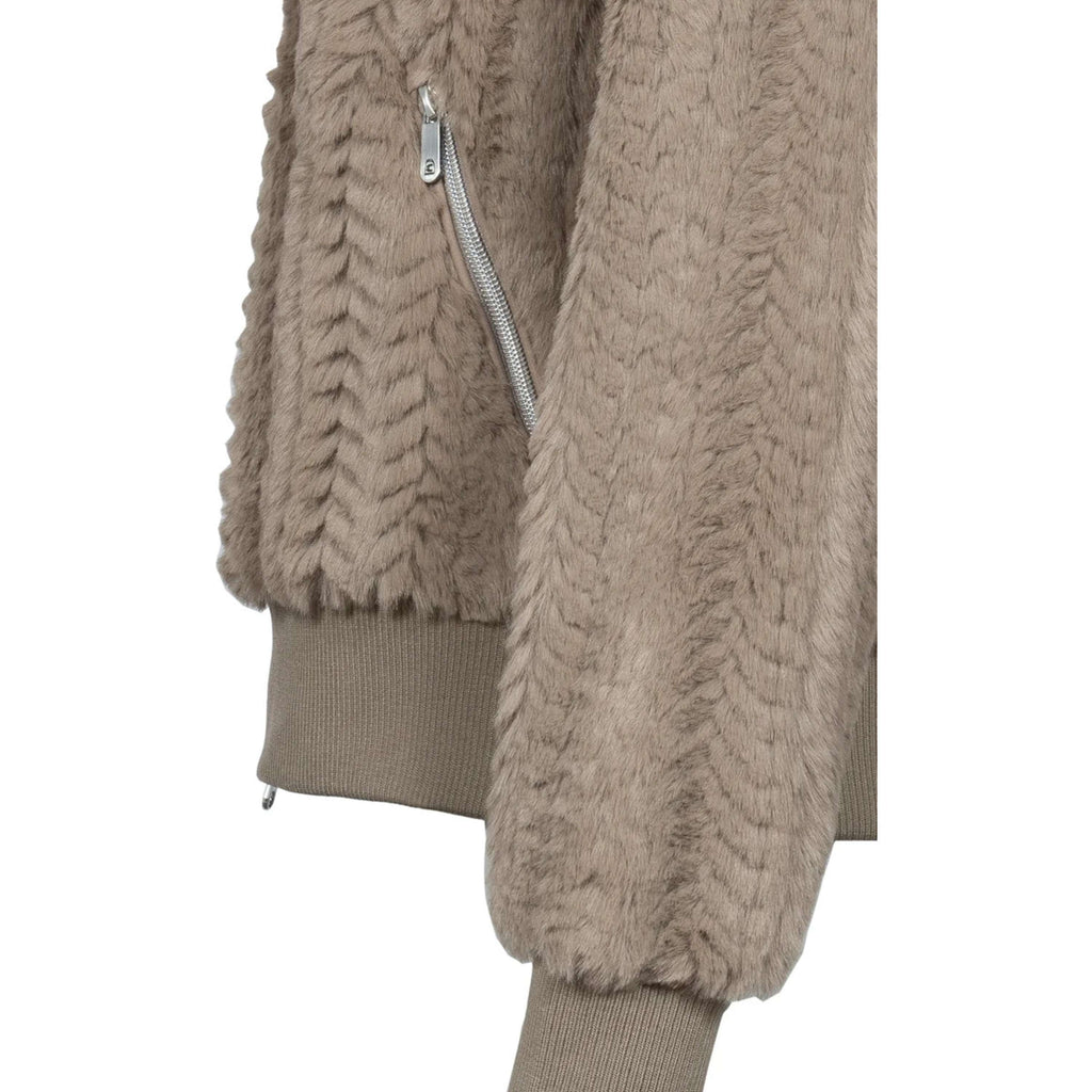 Cavallo Sudadera con capucha y cremallera CavalDea Latte