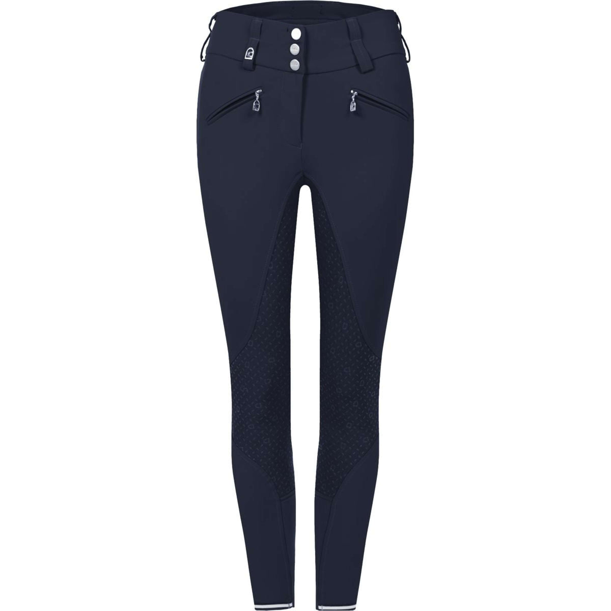 Cavallo Pantalón de Equitación Caja Grip Hi Waist Azul Profundo/Azul Oscuro