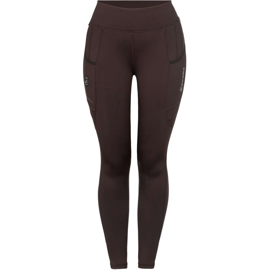Cavallo Legging de Equitación CavalLin Grip Rl Full Grip Café Noir