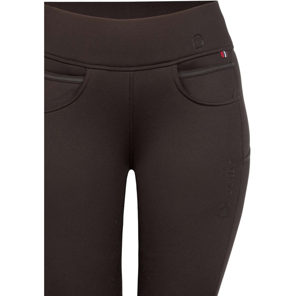 Cavallo Legging de Equitación CavalLiz Grip Rl Full Grip Café Noir