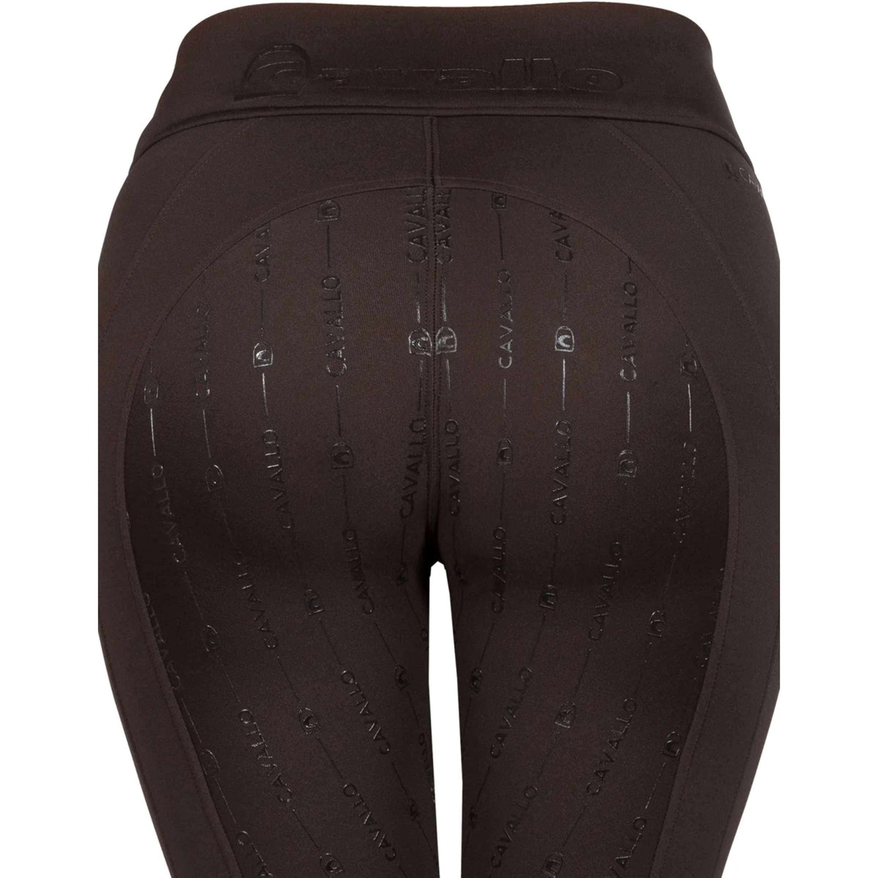 Cavallo Legging de Equitación CavalLiz Grip Rl Full Grip Café Noir