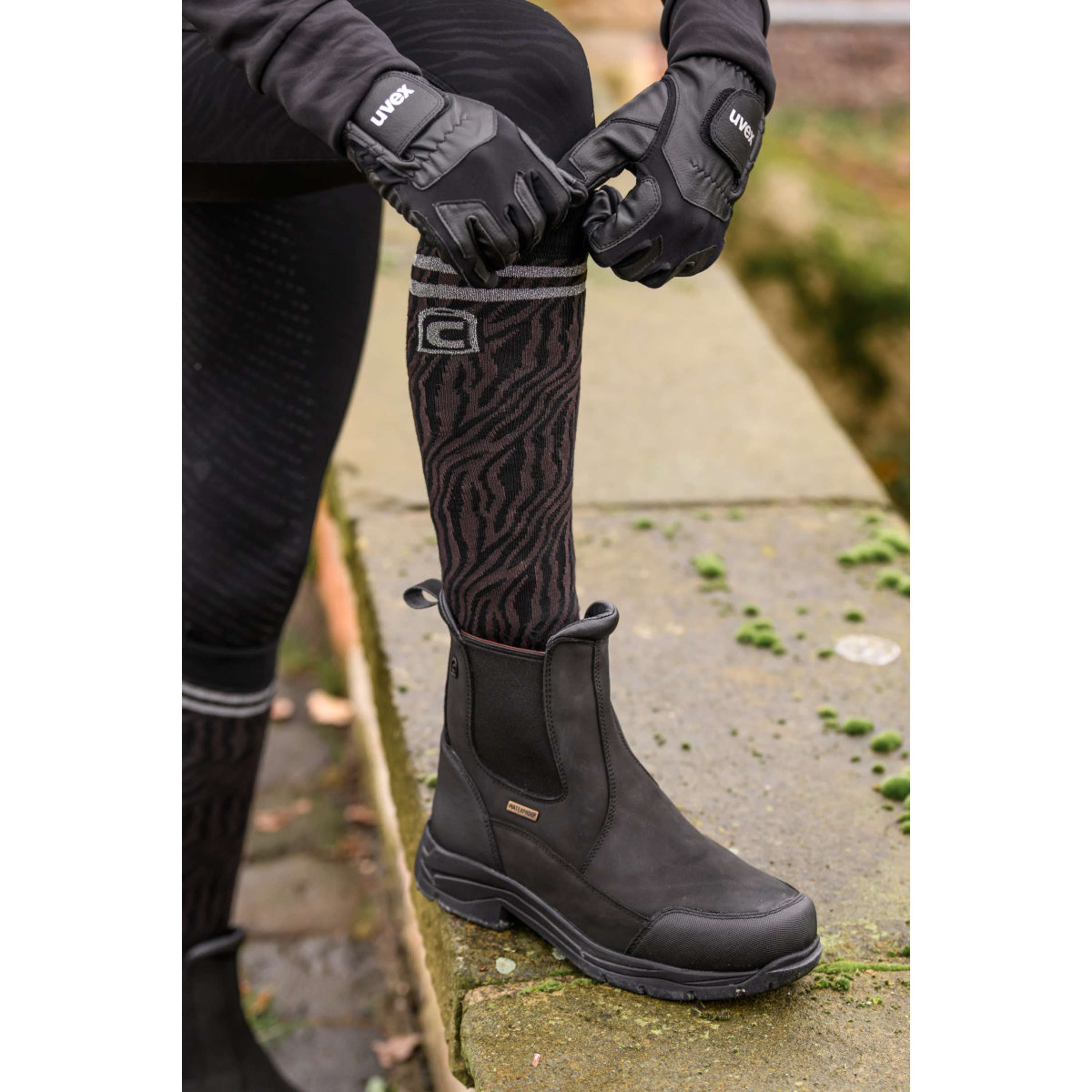 Cavallo Calcetines de Equitación CavalSelda Negro