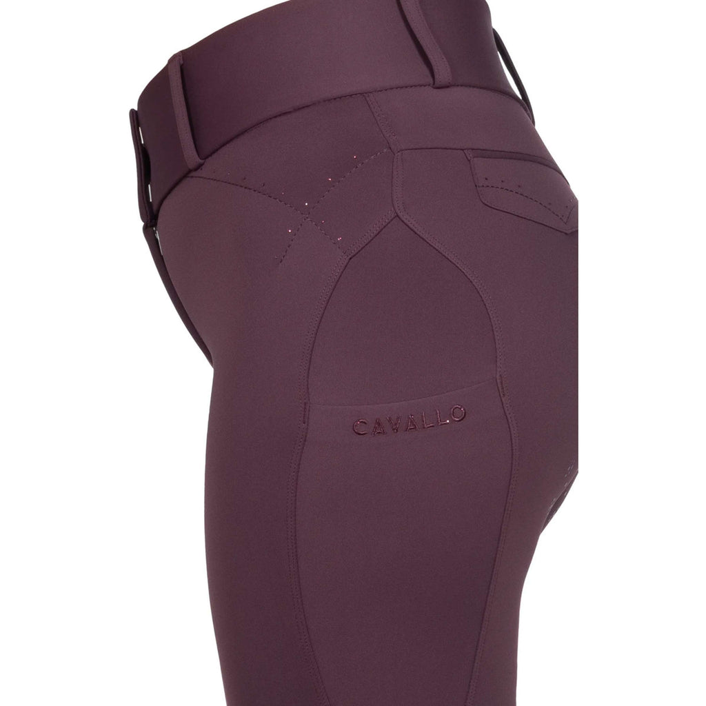 Cavallo Pantalón de Equitación CavalCandera Grip Mobile Full Grip Dusty Plum