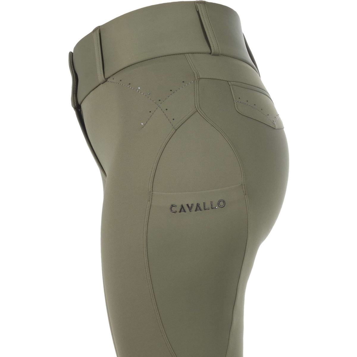Cavallo Pantalón de Equitación Cavalcandera Grip Mobile Full Grip Tea Leaf