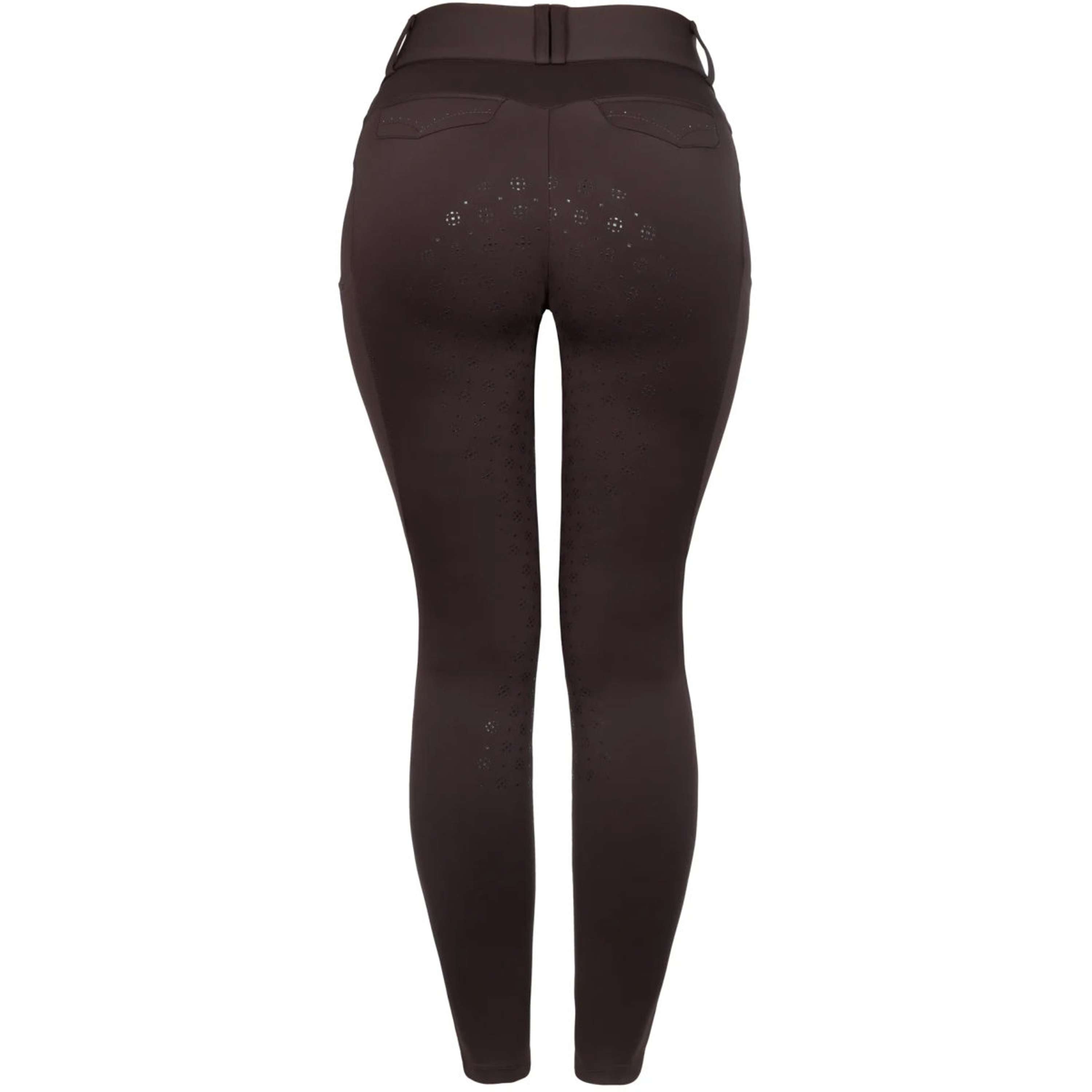 Cavallo Pantalón de Equitación CavalCandera Grip Mobile Full Grip Café Noir
