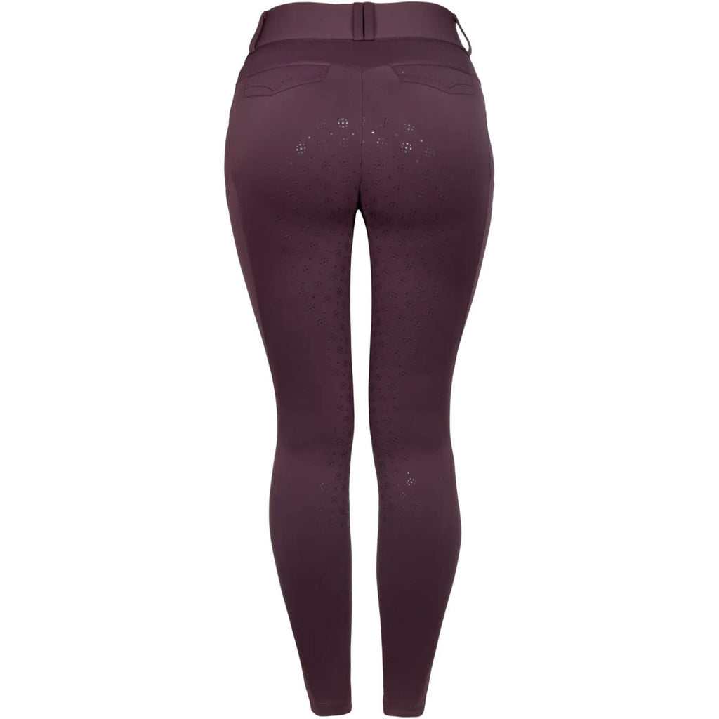 Cavallo Pantalón de Equitación CavalCandera Grip Mobile Full Grip Dusty Plum