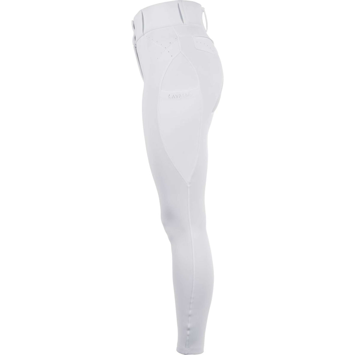 Cavallo Legging de Equitación CavalCandera Grip Mobile Blanco