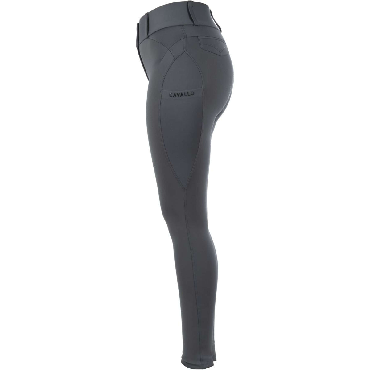 Cavallo Legging de Equitación CavalCandera Grip Mobile Pino Plateado