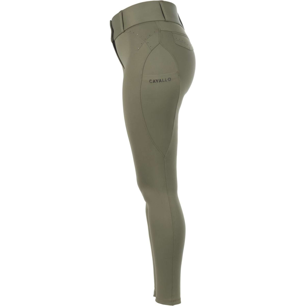 Cavallo Pantalón de Equitación Cavalcandera Grip Mobile Full Grip Tea Leaf