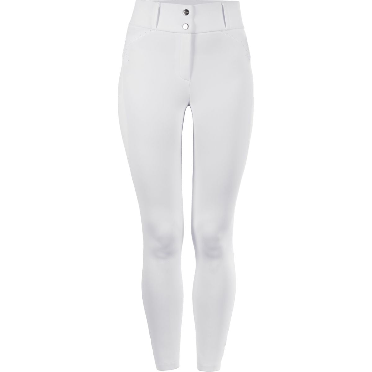 Cavallo Legging de Equitación CavalCandera Grip Mobile Blanco