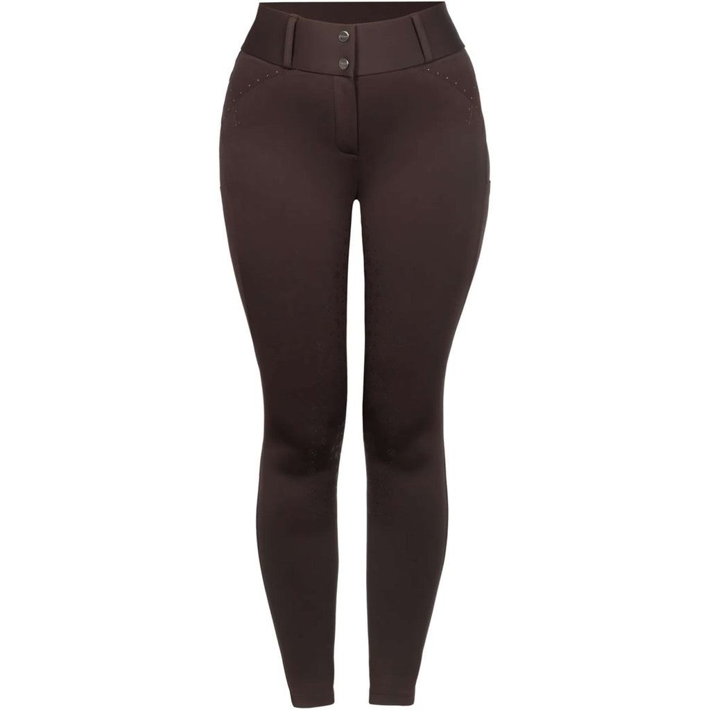 Cavallo Pantalón de Equitación CavalCandera Grip Mobile Full Grip Café Noir