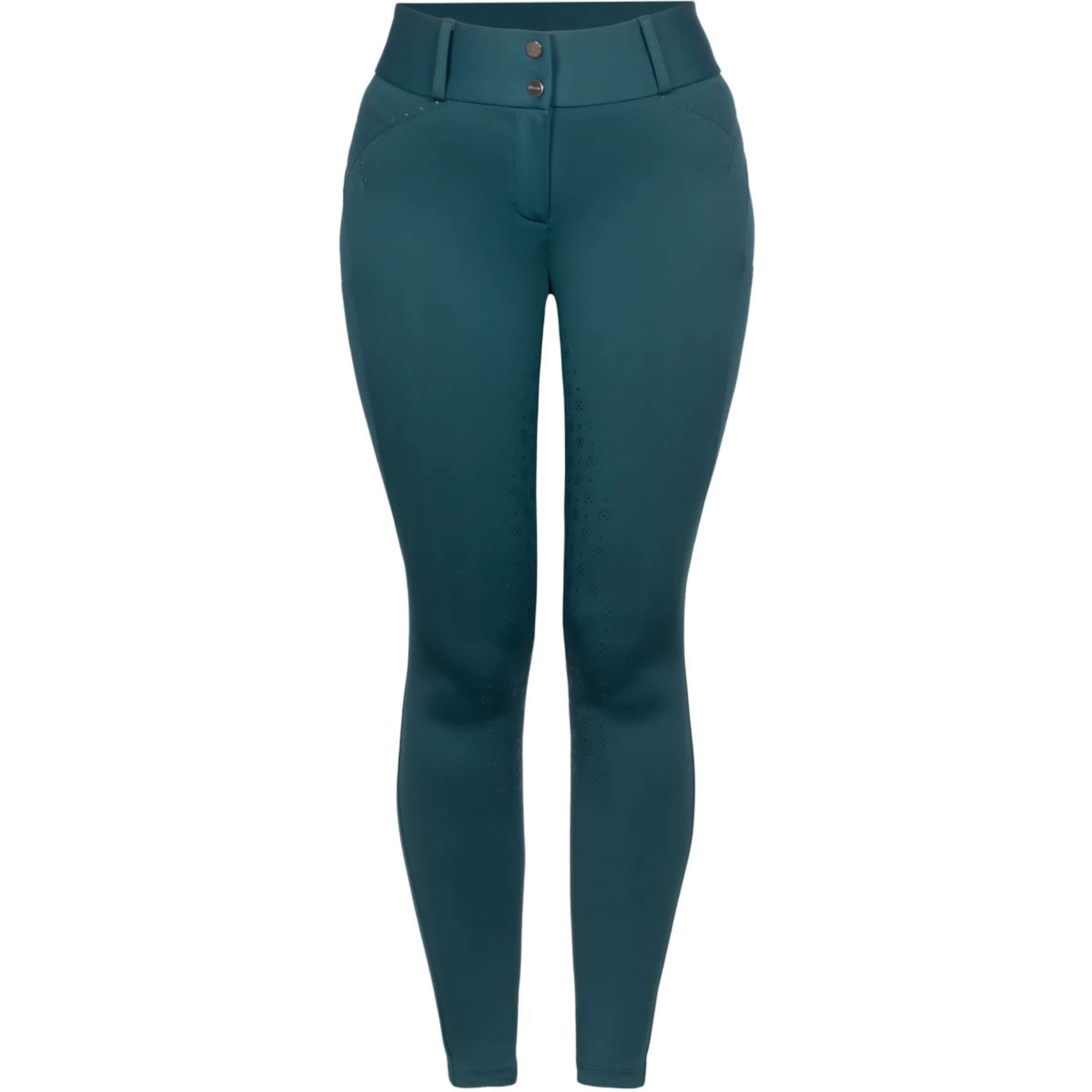 Cavallo Pantalón de Equitación CavalCandera Grip Mobile Full Grip Dark Peacock