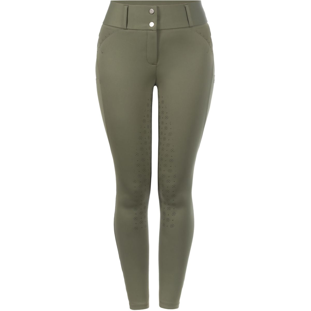 Cavallo Pantalón de Equitación Cavalcandera Grip Mobile Full Grip Tea Leaf