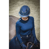 Charles Owen Gorra Kylo Sparkly Wide Peak MIPS Navy Gloss/Pewter